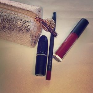 Mac Red Lip kit with Mac bag
